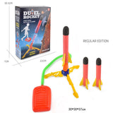 Air Power Foam Rocket Shoot Up Stomp Launcher Kids Outdoor Activities Toys