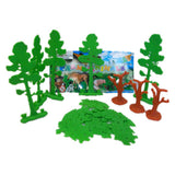 Toy farm trees, 8 pcs.