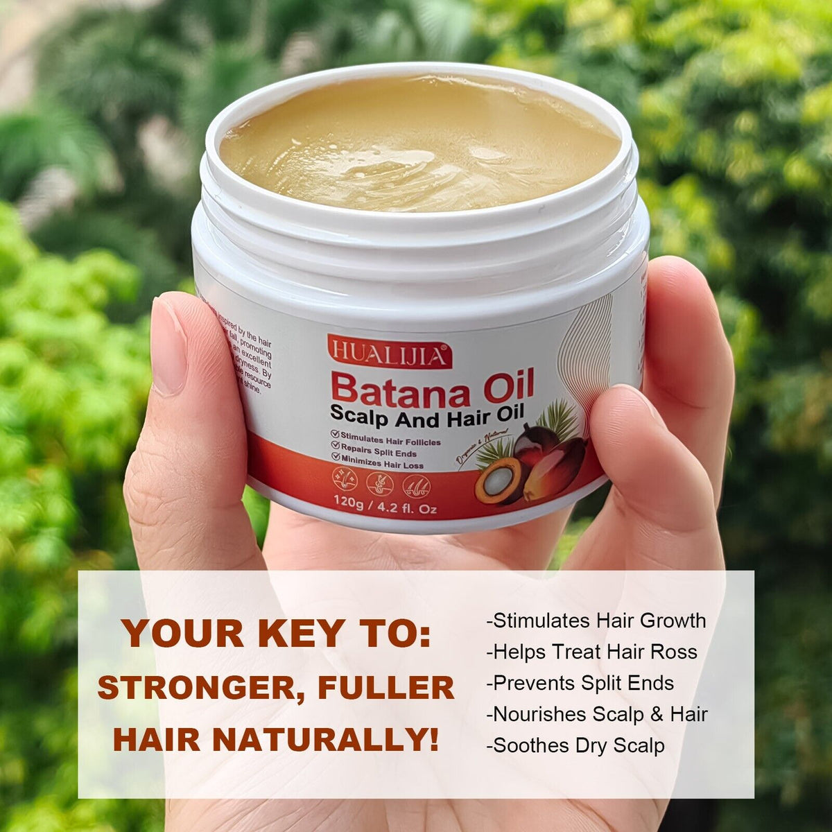 hualijia batana oil 120g scalp and hair oil.