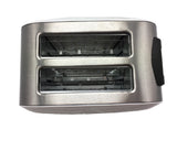 BOS & SARINO 2 Slice White Toaster