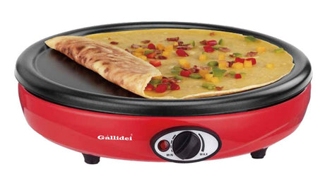 Electric griddle crepe maker.