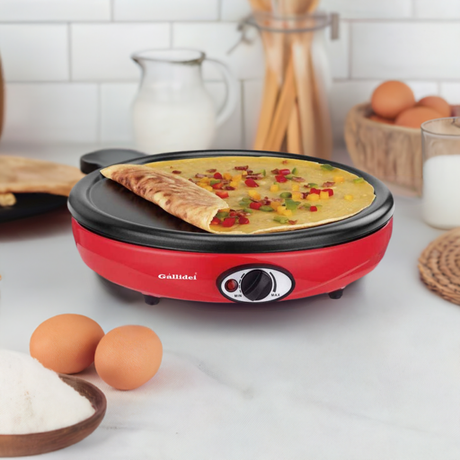 Electric griddle crepe maker.