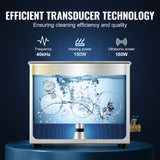 Vevor Brand New 6 Liter Stainless Steel Digital Ultrasonic Cleaner w/ Bracket & Drainage System