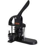 VEVOR Button Maker Machine, 1/1.25/2.28 inch(25/32/58mm) 3-in-1 Pin Maker, Installation-Free Badge Punch Press Kit, Button Making Supplies with 300pcs Button Parts, Circle Cutter, Magic Book