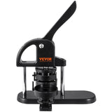 VEVOR Button Maker Machine, 1/1.25/2.28 inch(25/32/58mm) 3-in-1 Pin Maker, Installation-Free Badge Punch Press Kit, Button Making Supplies with 300pcs Button Parts, Circle Cutter, Magic Book