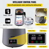 VEVOR Home Water Distiller Distilled Water Maker 4 L with Dual Temp Display Grey