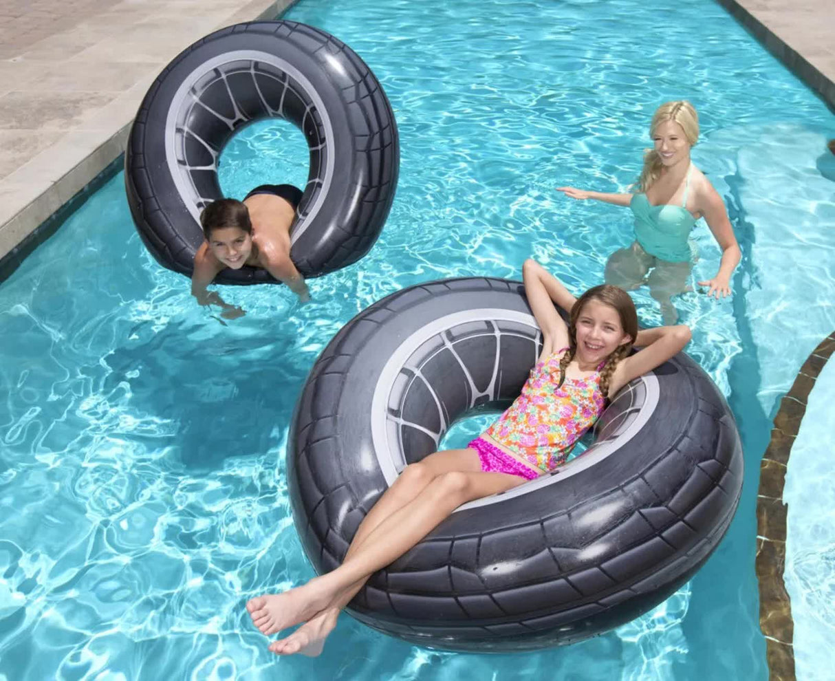 Bestway Inflatable 1.19m High Velocity Tire Tube Pool Float