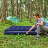 Bestway 2.03m x 1.83m x 22cm Air Mattress King Inflatable Air Bed Indoor/Outdoor Heavy Duty Durable Camping