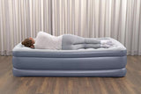 Bestway 2.03m x 1.52m x 51cm Tritech Air Inflatable Mattress Queen Built-in AC Pump
