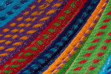 Outdoor undercover cotton Mayan Legacy hammock with hand crocheted tassels King Size Colorina