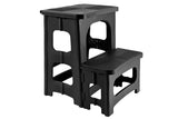 Folding step ladder stool, with a non-slip base.