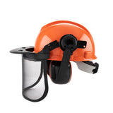 Brushcutter hard hat safety, lightweight.