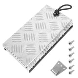 Silver replacement part, 27x15x4cm, lightweight.