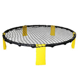 Spikeball portable outdoor play equipment.