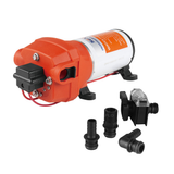Seaflo 12V Water Pump Pressure Diaphragm Self Priming Pump 4.5Gallons Per Min 17LPM 40PSI Water Booster for Caravan.
