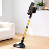 Devanti gold handheld cordless stick vacuum.