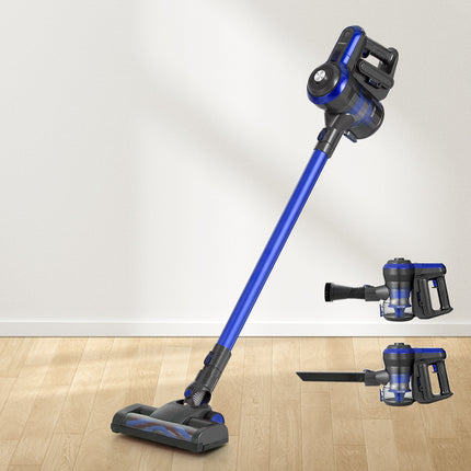 Devanti Stick Vacuum Cleaner Brushless Cordless 250W Blue