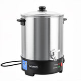 Devanti 16L Wax Melter Candle Making 1500W Melting Pot Furnace Quick Pour Spout Soy Soap