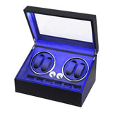 Black automatic winder box LED, double size.