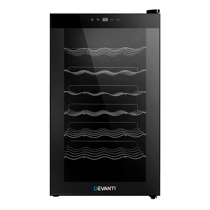 Devanti Wine Fridge Cooler 28 Bottles