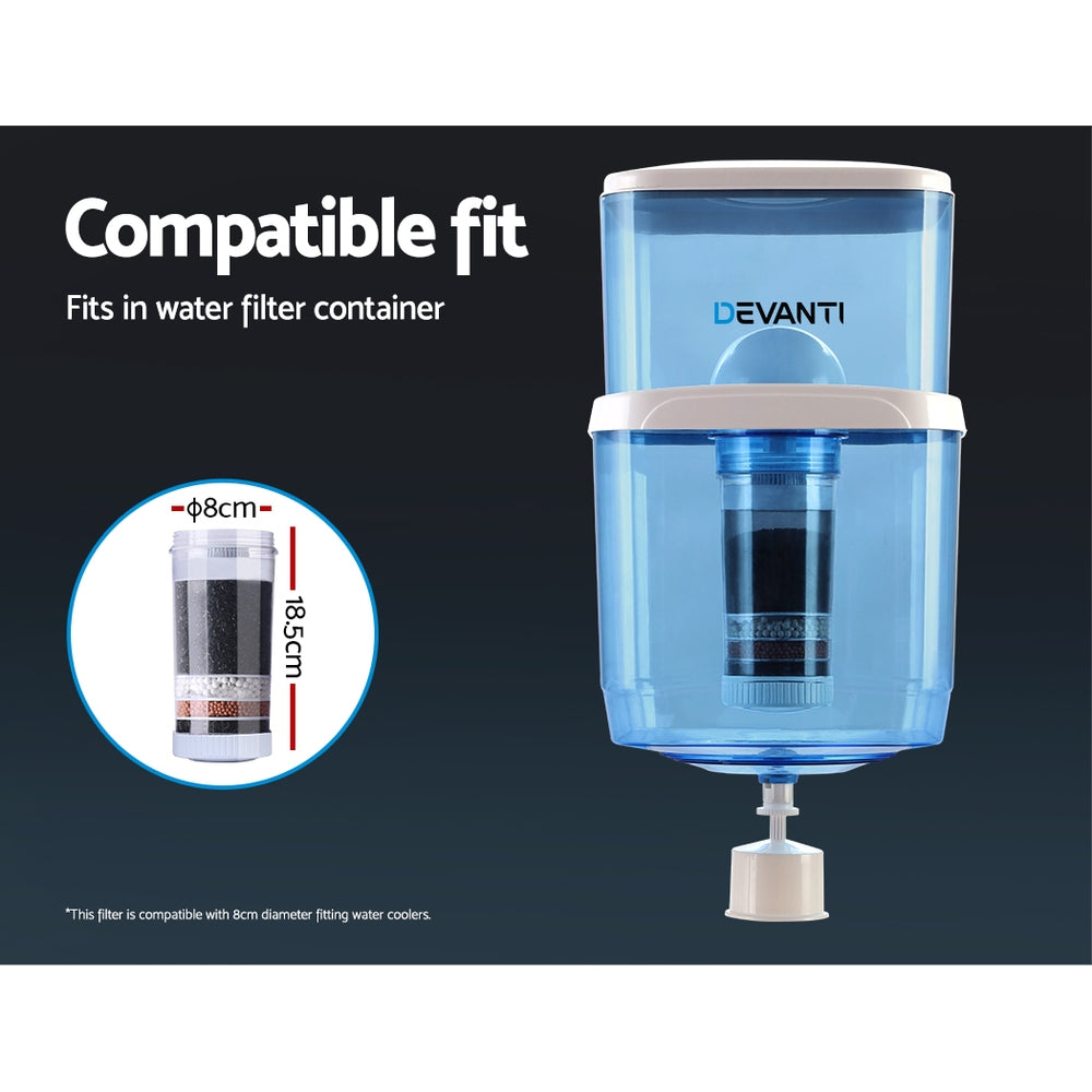Devanti Water Cooler Dispenser 6-Stage Filter