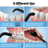 Devanti cordless water flosser with 350ml tank, black
