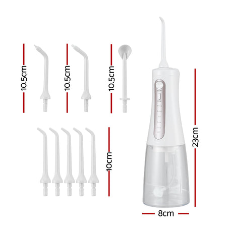Devanti cordless water flosser with 350ml tank, white