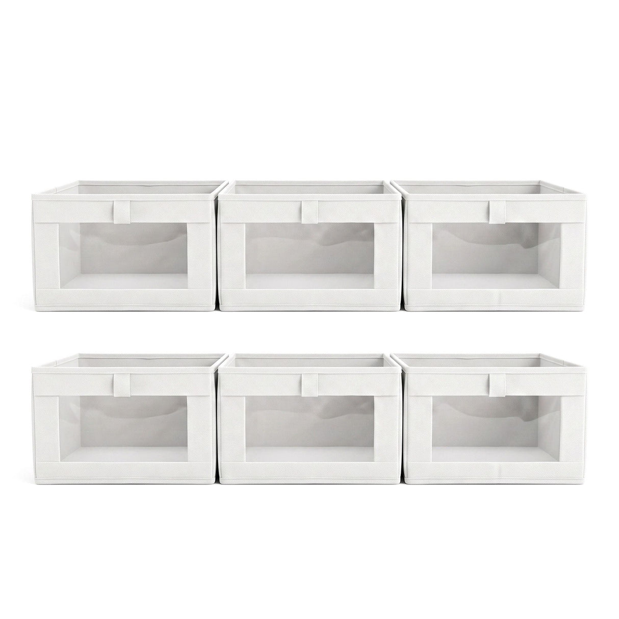Artiss 6 Pack Linen Closet Organizers and Storage Foldable Clothing Bins