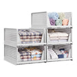 Artiss 5 Pack Stackable Plastic Storage Foldable Closet Organizers - Shoppers Spot Home & Garden > Home Office Accessories > Calendars, Organisers & Planners