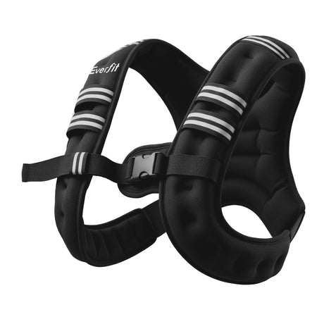 Everfit 3kg Weighted Vest Men Women, Reflective Running Vest with Armband Pouch.