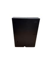 Dolphy Secure Lock Paper Towel Dispenser – Wall Mounted Black Cold-Rolled Stainless Steel – Key Lock & Viewing Window