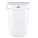 Dolphy Plaza Waste Bin 32L – Durable Polypropylene Rubbish Bin with Leak-Proof Design – White