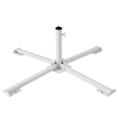 Instahut white steel umbrella holder, 35mm.