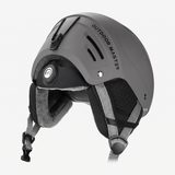 OutdoorMaster Kelvin II Ski Helmet - Snow Sport Helmet Snowboard Helmet for Men Women & Youth Grey M