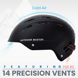 OutdoorMaster Kelvin II Ski Helmet - Snow Sport Helmet Snowboard Helmet for Men Women & Youth Grey M