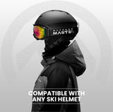 OutdoorMaster OTG Ski Goggles - Over Glasses Ski/Snowboard Goggles for Men, Women & Youth - 100% UV Protection-OM-5
