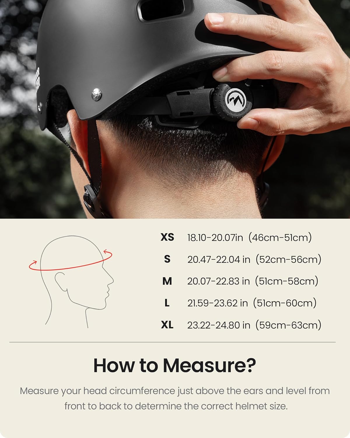 OutdoorMaster Skateboard Cycling Helmet - Two Removable Liners Ventilation Multi-Sport Scooter Roller Skate Inline Skating Rollerblading for  Adults-Black-Small
