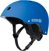 OutdoorMaster Kelvin Ski Helmet - with ASTM Certified Safety, 9 Options - for Men, Women & Youth-Black,Large