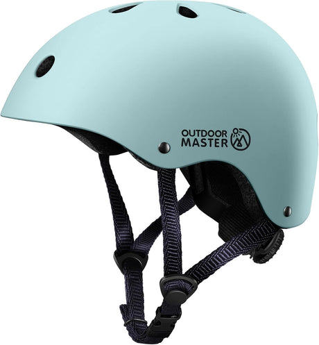 OutdoorMaster Kelvin Ski Helmet with Astm Certified Safety, 9 Options for Men, Women & Youth-Black,Medium.