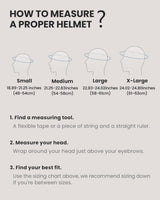 OutdoorMaster Kelvin Ski Helmet - with ASTM Certified Safety, 9 Options - for Men, Women & Youth-White,Large