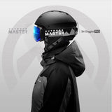 OutdoorMaster Kelvin Ski Helmet with Astm Certified Safety, 9 Options for Men, Women & Youth-White,Medium.