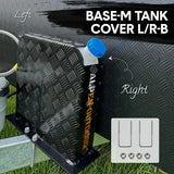 Alpen Outdoor Base 2mm Aluminum Diesel Heater Fuel Tank Cover, Heavy Duty Protective Guard for 10L 15L Tanks, Simple Installation, Double Side,Safe UV & Impact Shield, Ideal for Camping & RV