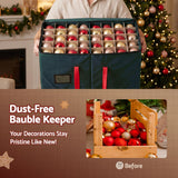 The bauble storage box from another angle.