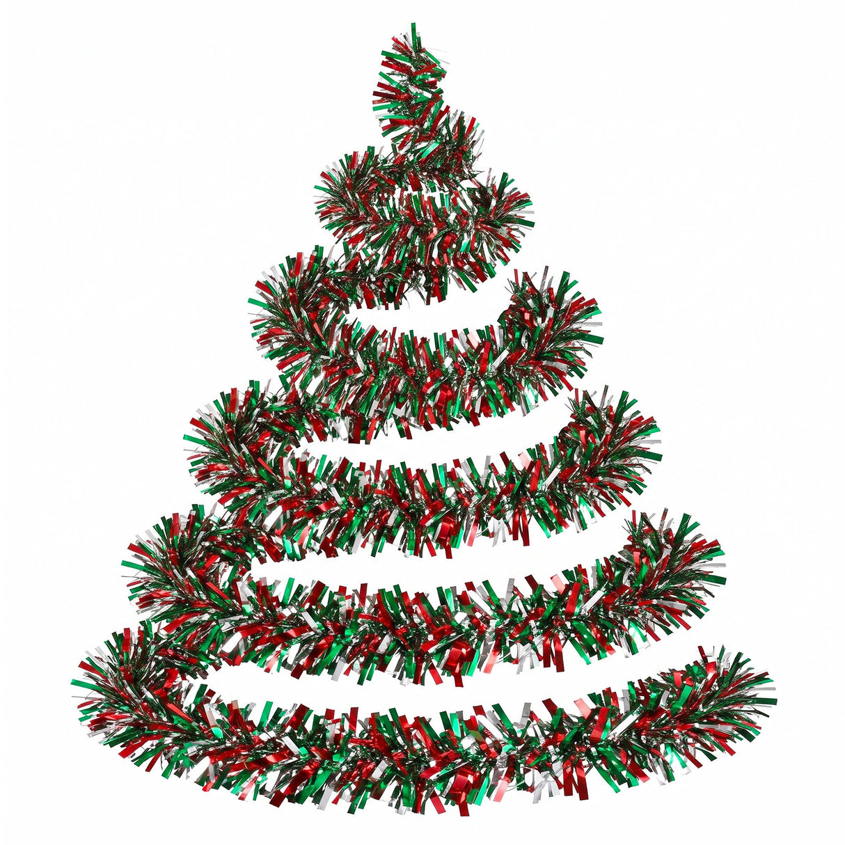 Jingle Jollys 20M Christmas Tinsel Garland Mixed Colors Xmas Party Decoration