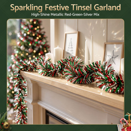 The 20m tinsel garland shown again.