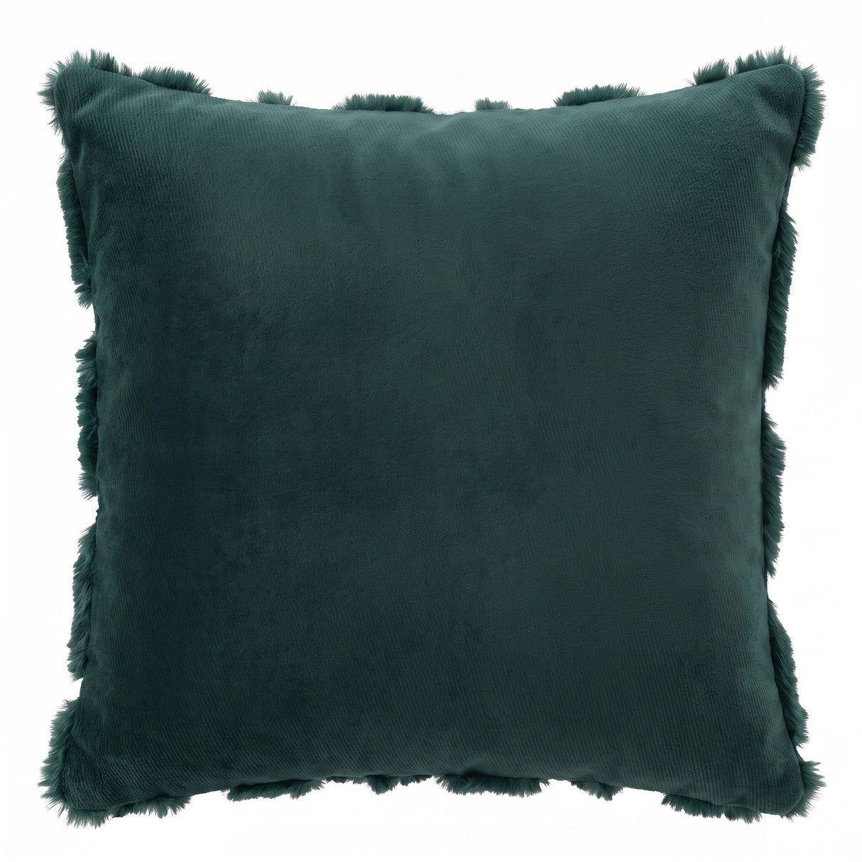 Jingle Jollys Christmas Tree Pillow Covers 2 Packs Cushion Covers Soft Faux Fur Jacquard Throw Pillow Covers 45 x 45cm Green