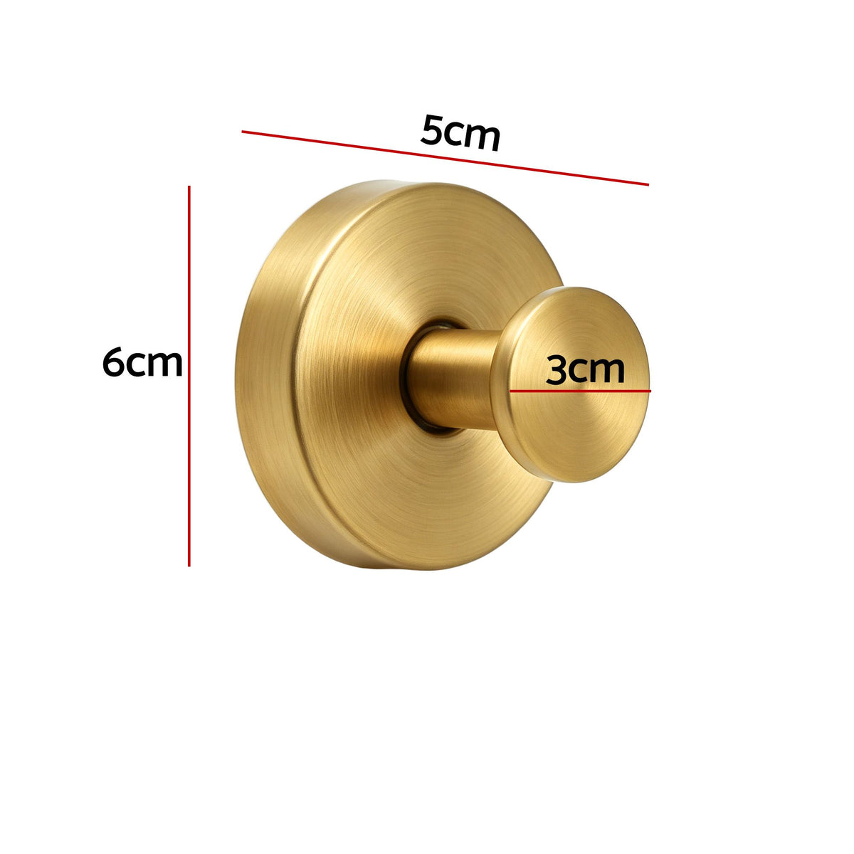 Another view of the two stainless steel wreath hooks, fitting without drilling.