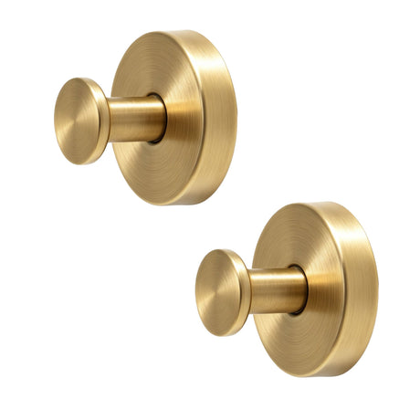 The two stainless steel wreath hooks shown again, fitting without drilling.