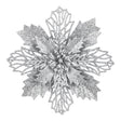 Set of 20 artificial poinsettia flowers for a tree, garland or wreath.