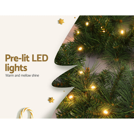 The 1.8m LED garland shown again, for indoor or outdoor use.